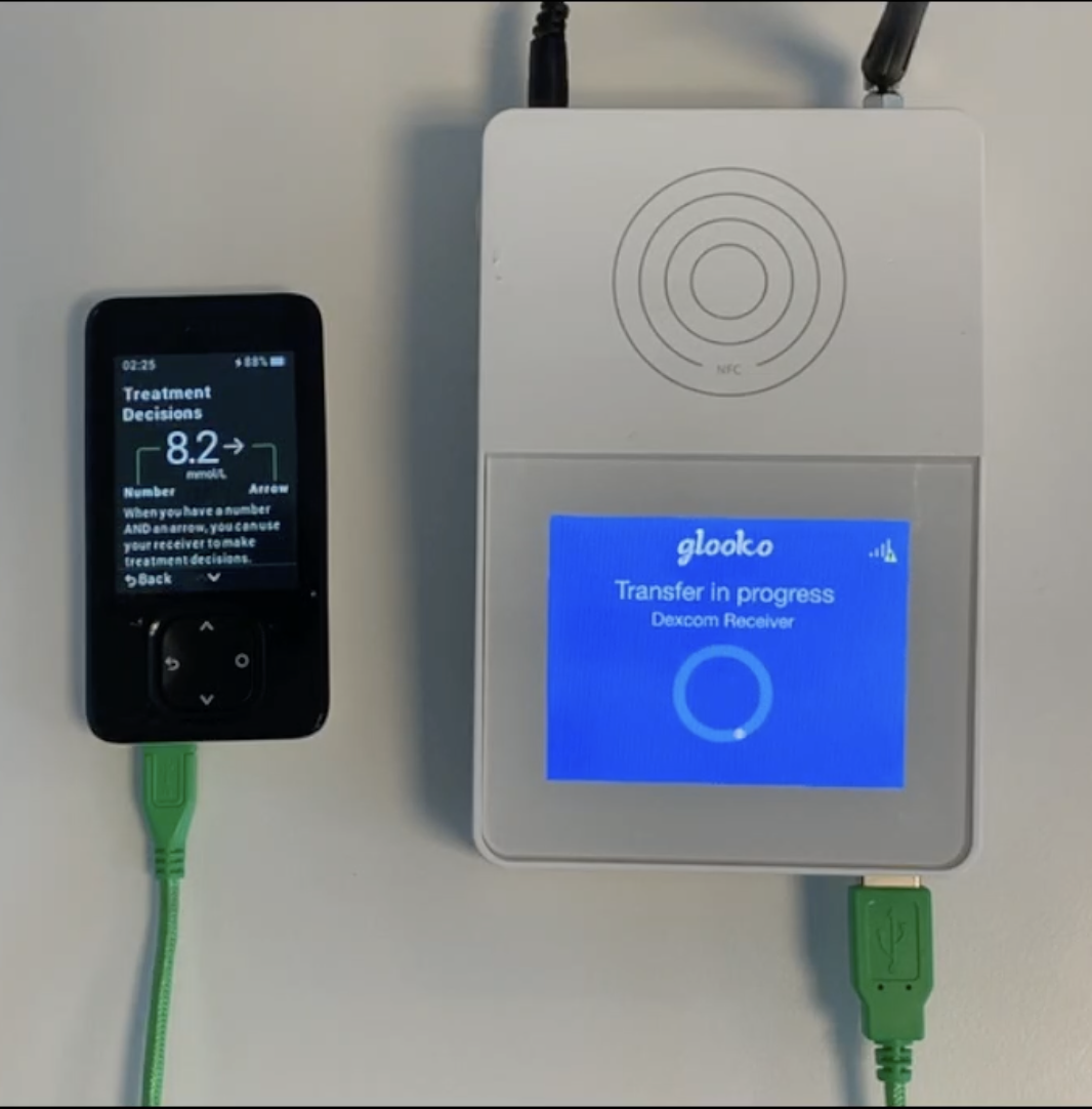 Glooko Dexcom receiver connection